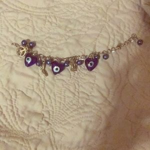 Evil Eye Multiple Charm Bracelet